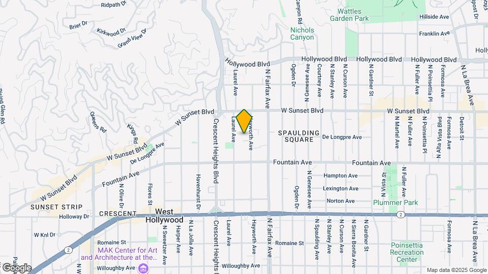 1411 Hayworth Ave Map and Location Details