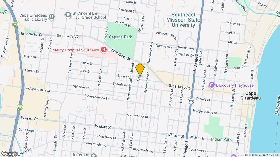 1226 Harmony St Map and Location Details