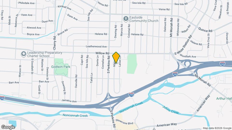 1744 Myrna Ln Map and Location Details