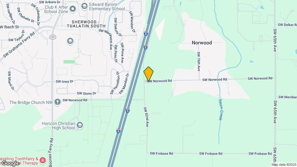8170 SW Norwood Rd Map and Location Details