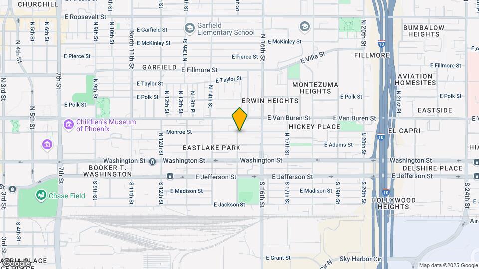 1501 E Monroe St Map and Location Details