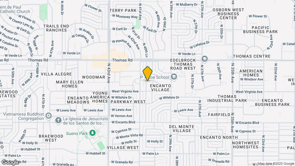 2625 N 40th Dr Mapa y Detalles de la Ubicación