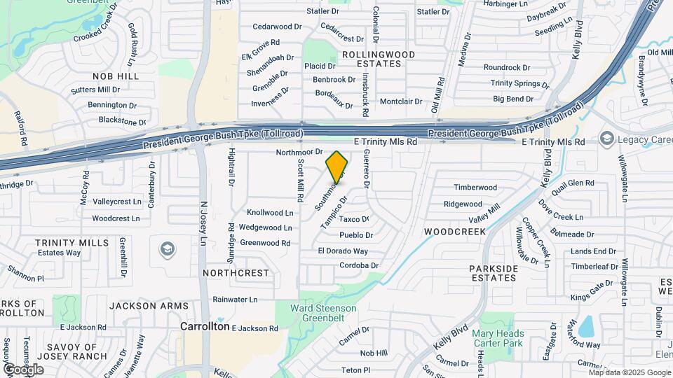 2126 Southmoor Dr Map and Location Details