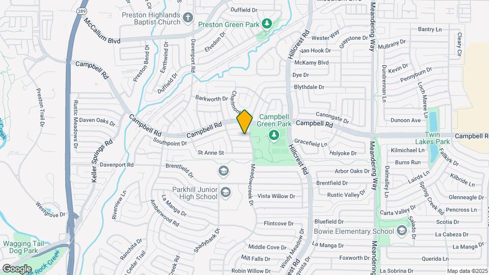 6821 Ledyard Dr Map and Location Details