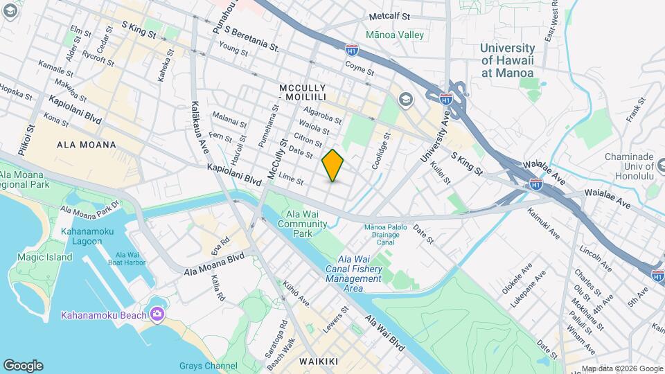 741 Hoawa St Map and Location Details