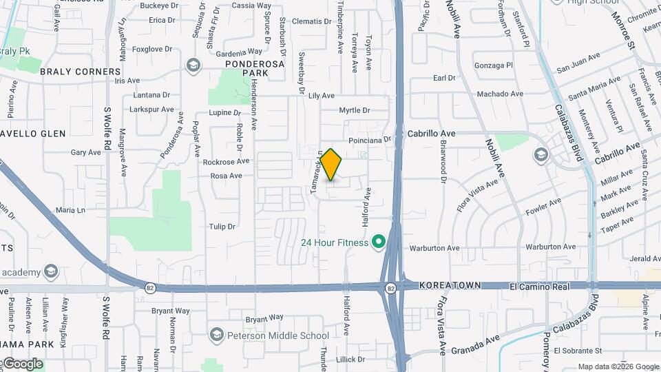 1910 Magdalena Cir Map and Location Details