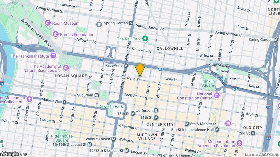 1231-1235 Race St Map and Location Details