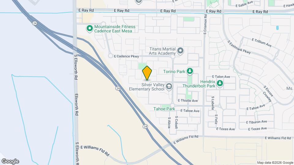 9638 E Tesla Ave Map and Location Details