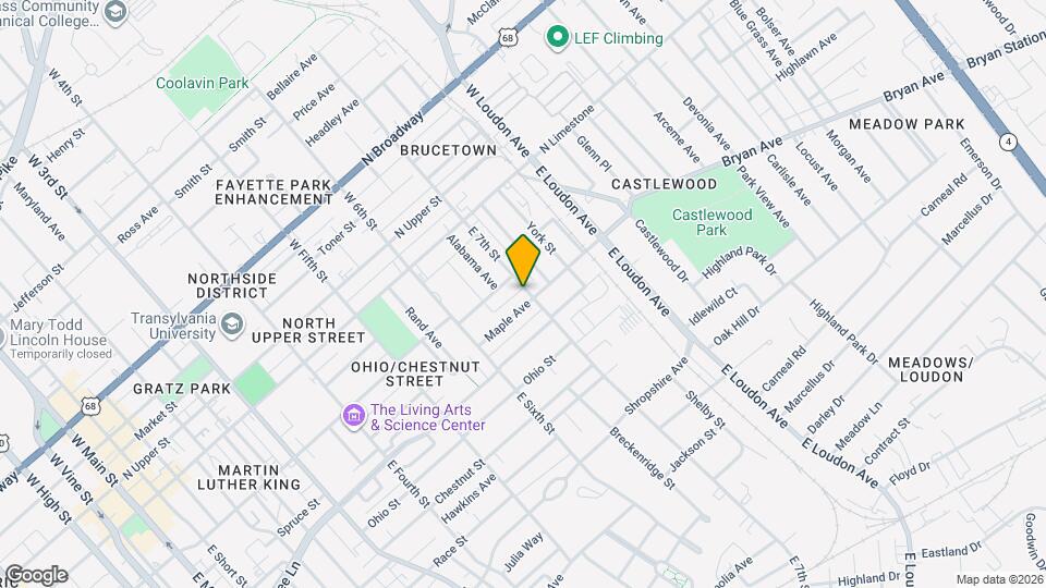 214 E 7th St Map and Location Details