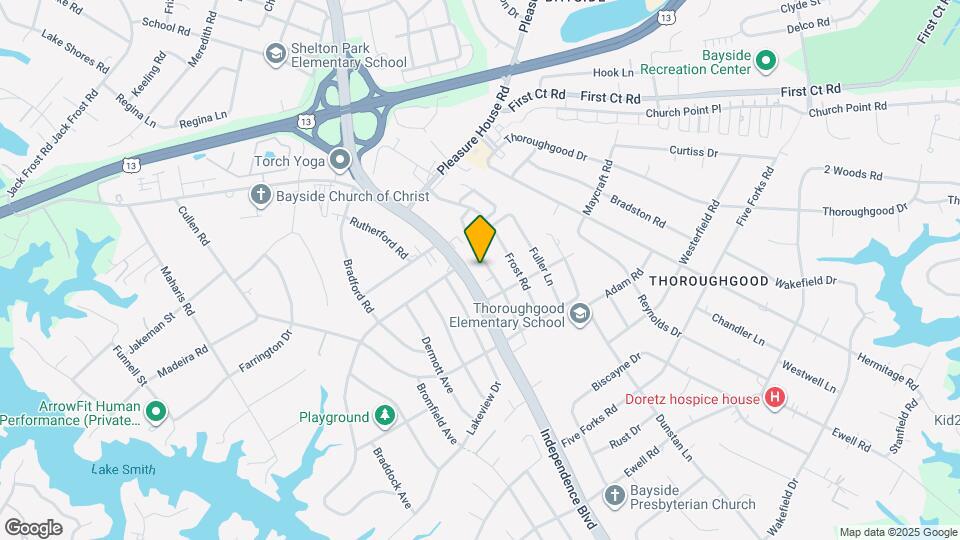 1568 Independence Blvd Map and Location Details