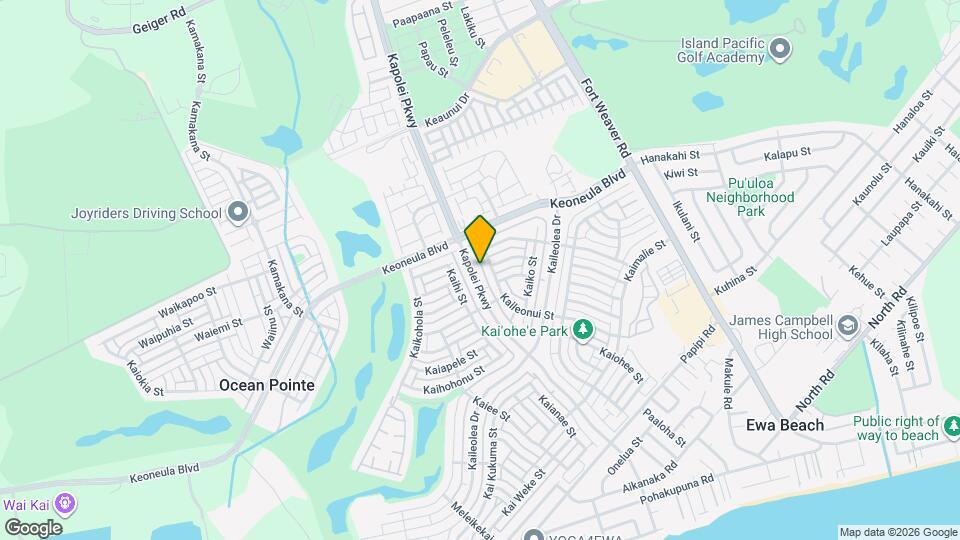 91-6434-6434 Kapolei Pkwy Map and Location Details