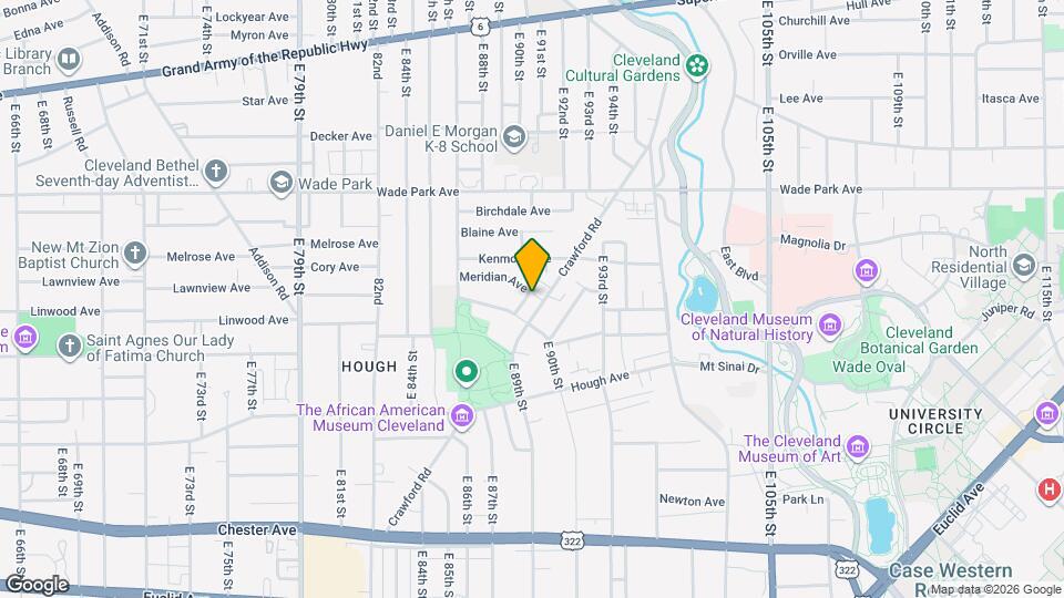 8922 Meridian Ave Mapa y Detalles de la Ubicación