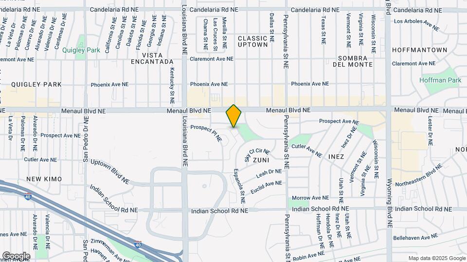 2427 Espanola St NE Mapa y Detalles de la Ubicación