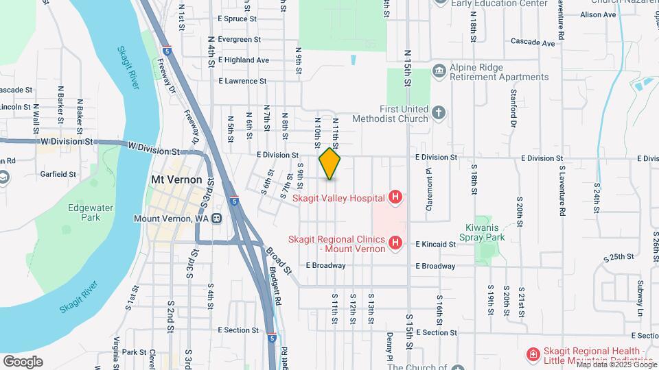 205 S 11th St Map and Location Details