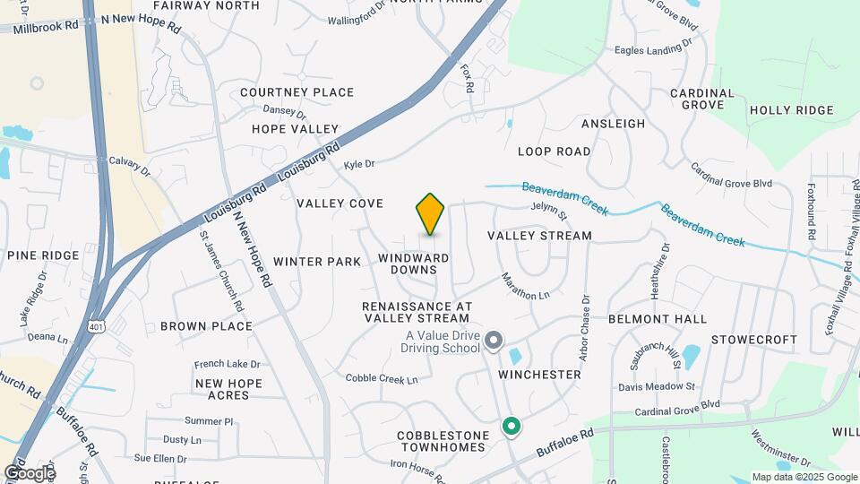 4917 Windblown Ct Map and Location Details