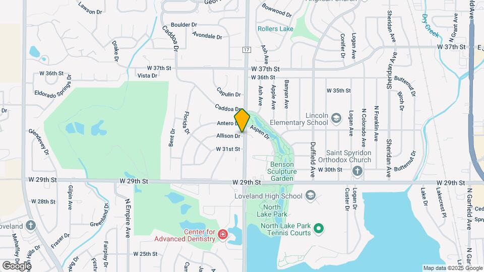 1405 Allison Dr Map and Location Details