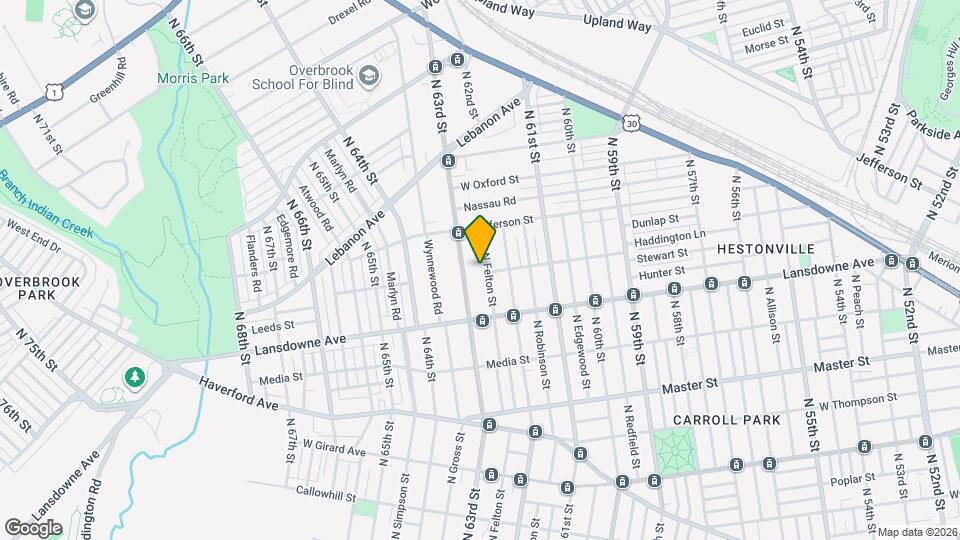 1670 N Felton St Map and Location Details