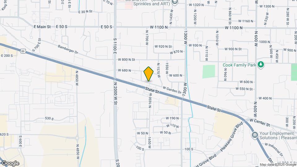 1737 W Garden Dr Map and Location Details