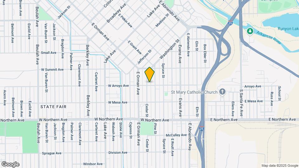 711 Arroyo Ave Map and Location Details