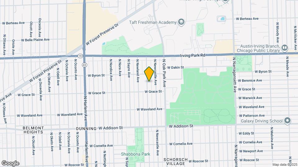 3831 N New England Ave Map and Location Details