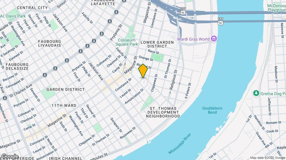 1822 Laurel St Mapa y Detalles de la Ubicación