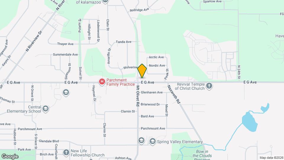 2813 E G Ave, Unit 2 Map and Location Details