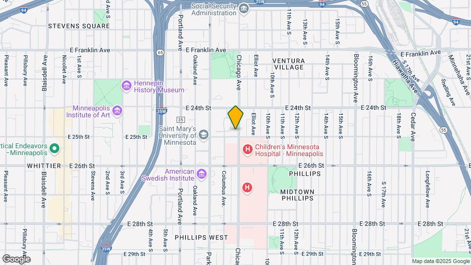 2440-2442 Chicago Ave Map and Location Details
