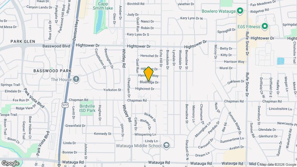 6024 Blueridge Dr Map and Location Details