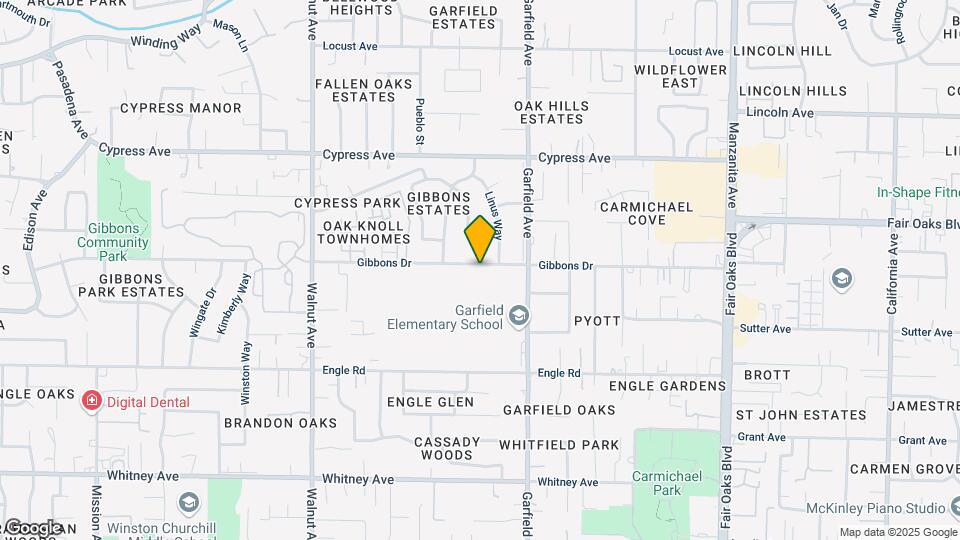 5400 Gibbons Dr Map and Location Details