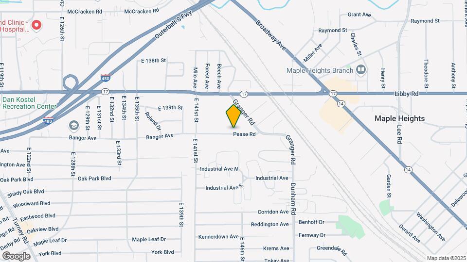 14567 Pease Rd Map and Location Details