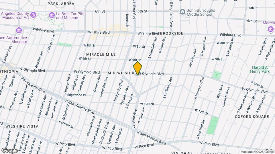 1014 S Orange Dr Map and Location Details