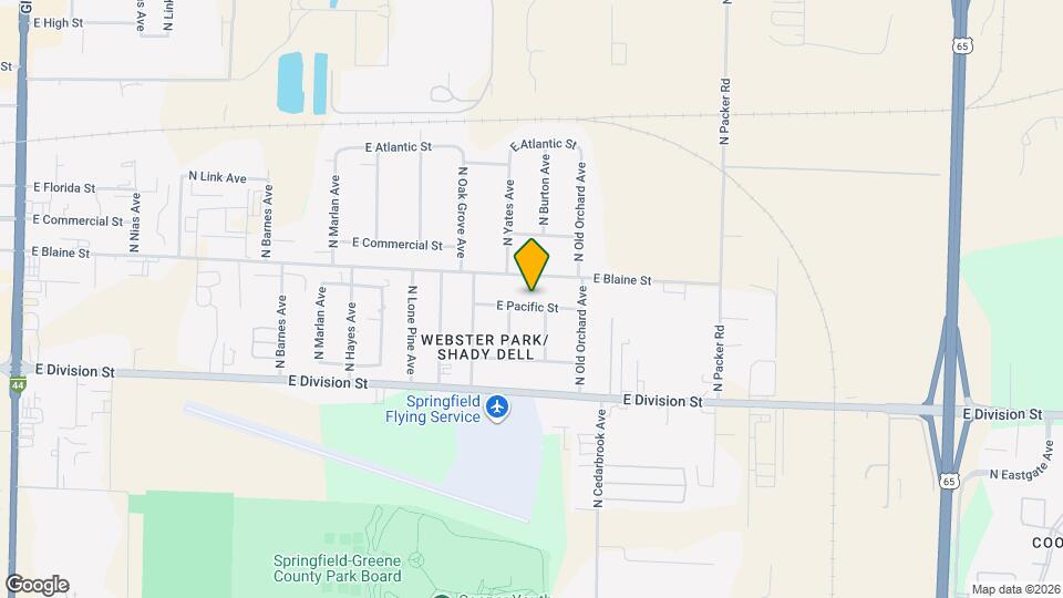 2659 E Pacific St Map and Location Details