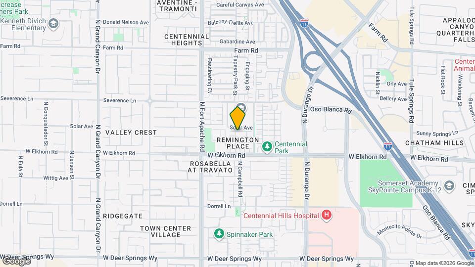 9041 Boston Springs Ave Map and Location Details