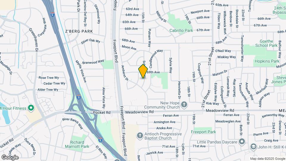 7520 Schreiner St Map and Location Details