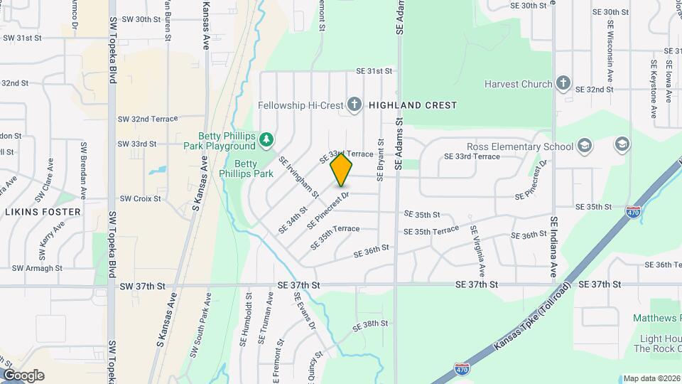 420 SE Pinecrest Dr Map and Location Details