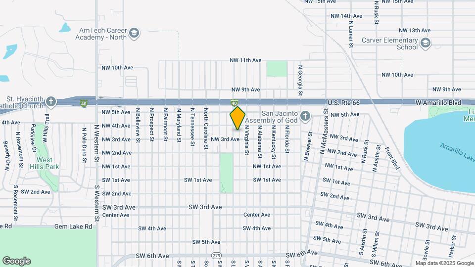 304 N Louisiana St Mapa y Detalles de la Ubicación