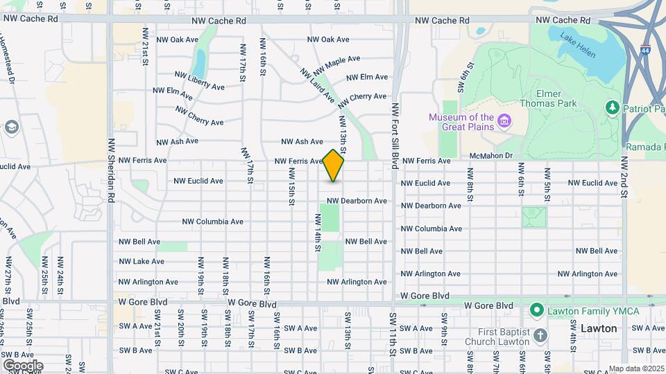 1308 NW Euclid Ave Map and Location Details