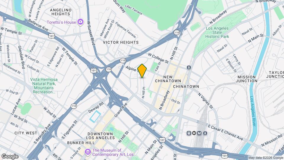 733 N Hill Pl, Unit #2 Mapa y Detalles de la Ubicación