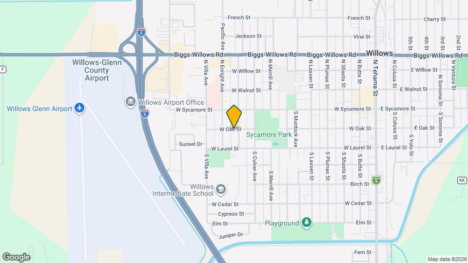 205 S Crawford Ave Mapa y Detalles de la Ubicación