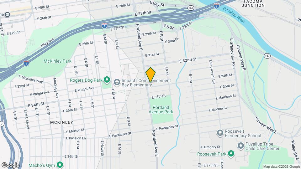 1609 E 34th St Map and Location Details