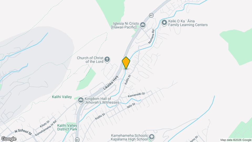 2752 Kalihi St Map and Location Details