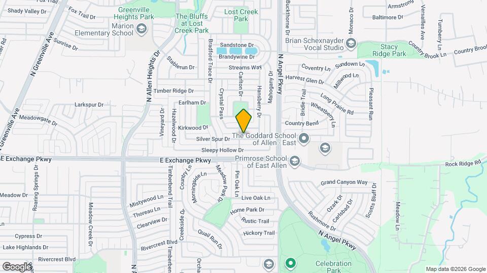 1535 Silver Spur Dr Map and Location Details