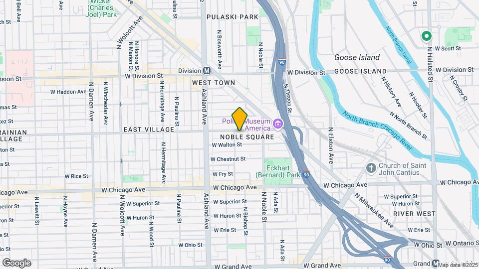 1451 W Augusta Blvd Map and Location Details