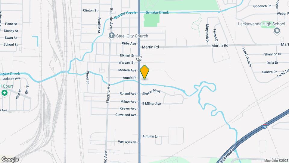 3204 S Park Ave Map and Location Details