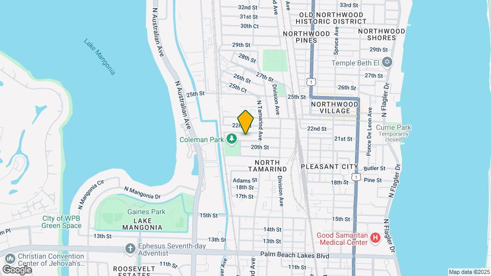 1039 21st St Map and Location Details