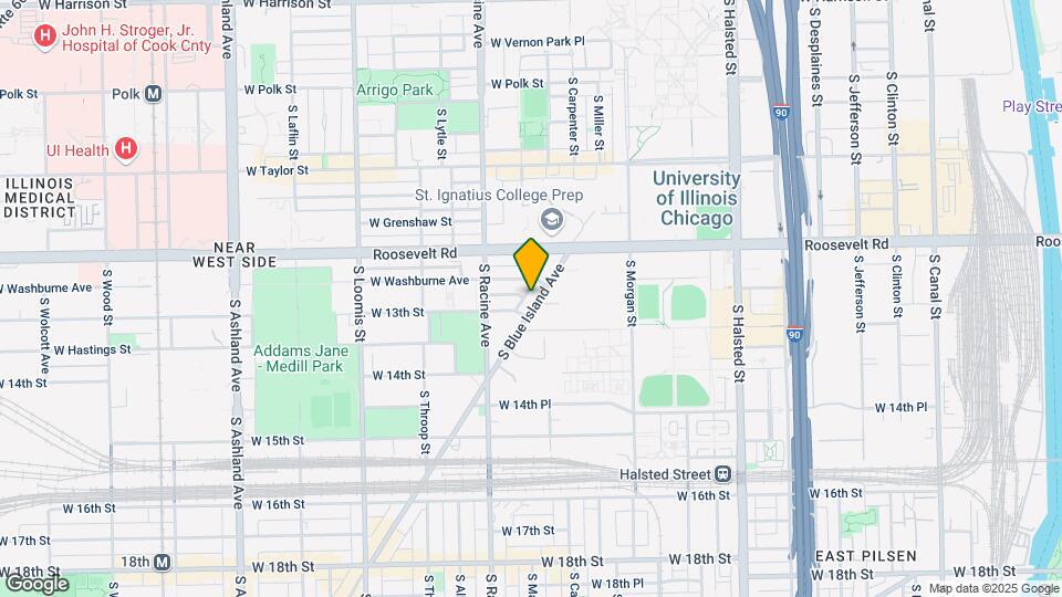 1254 S Blue Island Ave Map and Location Details
