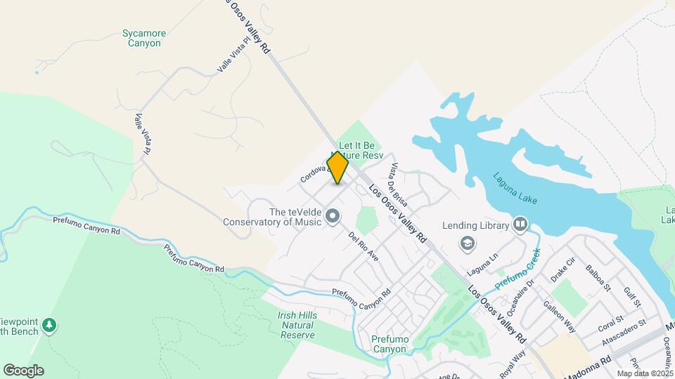 1580 Diablo Dr Map and Location Details