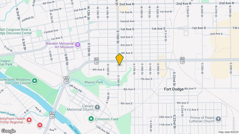 527 S 15th St Map and Location Details