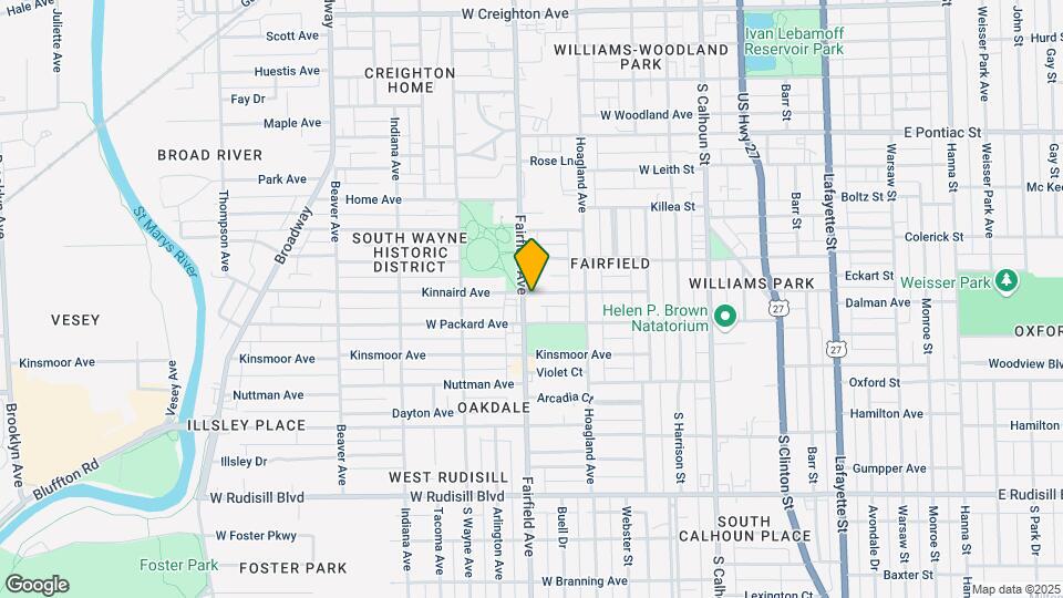 3201 Fairfield Ave Map and Location Details