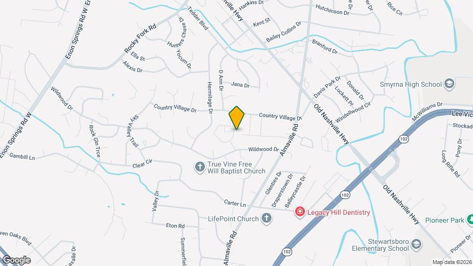 209 Mountaindale Dr Map and Location Details